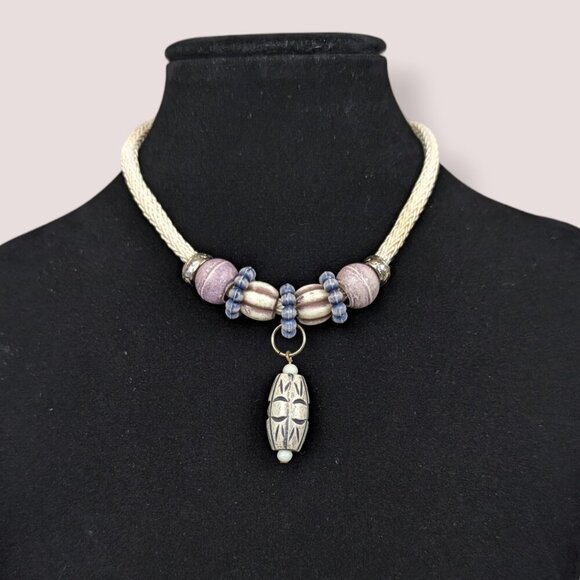 (2/$20) Bohemian Beaded Choker Necklace - Picture 1 of 5
